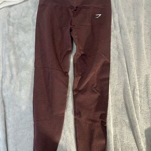 Gymshark Deep Red Leggings